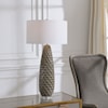 Uttermost Table Lamps Belregard Gray Table Lamp