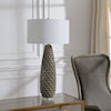 Uttermost Table Lamps Belregard Gray Table Lamp