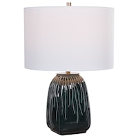 Marimo Deep Teal Table Lamp