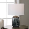 Uttermost Table Lamps Marimo Deep Teal Table Lamp