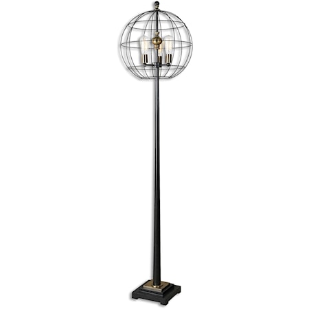 Palla Round Cage Floor Lamp