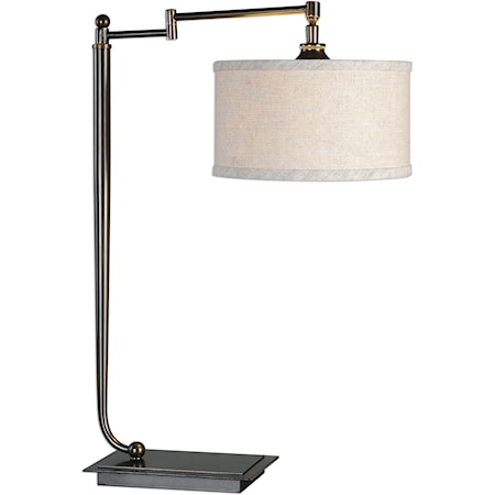 Lamine Dark Bronze Desk Lamp