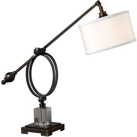 Levisa Dark Bronze Desk Lamp