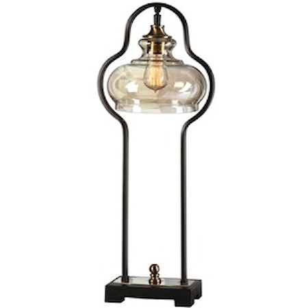  Cotulla Aged Black Desk Lamp