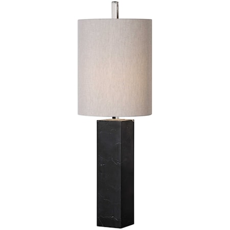 Delaney Marble Column Accent Lamp