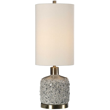 Privola Gray Ceramic Lamp