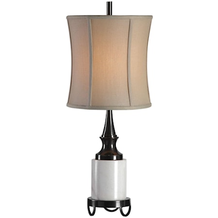 Molveno Ivory Marble Table Lamp