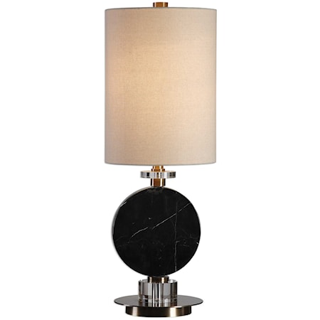 Morena Black Marble Lamp