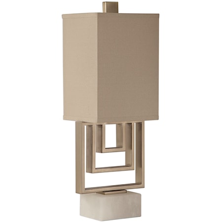 Medora Brushed Nickel Lamp