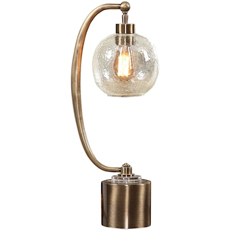Gacinia Seeded Glass Globe Lamp