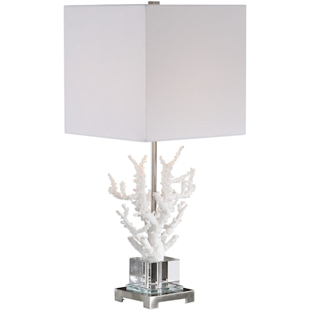 Corallo White Coral Table Lamp