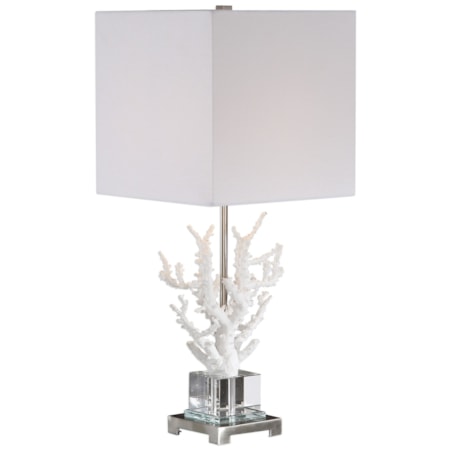 Corallo White Coral Table Lamp