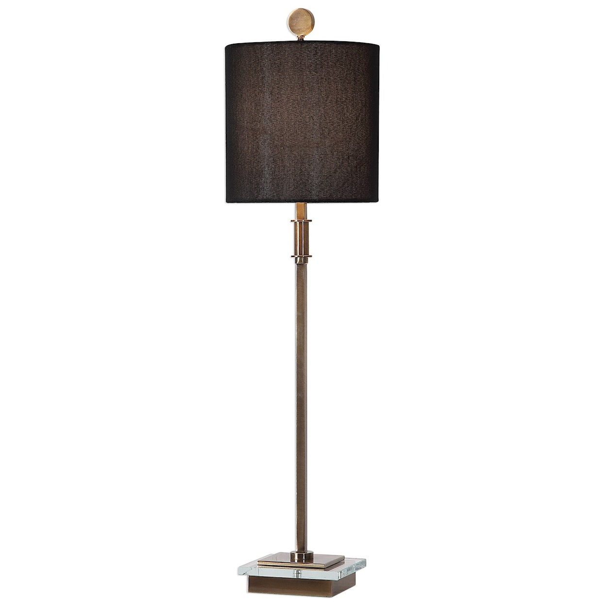 Uttermost Table Lamps Volante Antique Brass Table Lamp