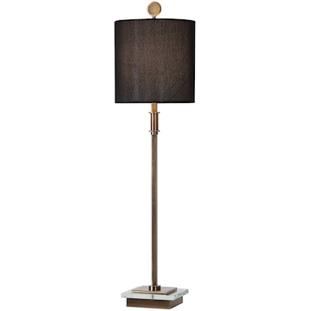 Volante Antique Brass Table Lamp