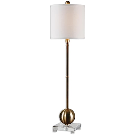 Laton Brass Buffet Lamp