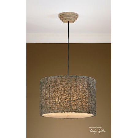 Knotted Rattan Light Hanging Shade