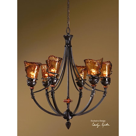 Vitalia 6 Light Chandelier