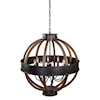 Uttermost Lighting Fixtures - Pendant Lights Bowdon 8 Light Orb Pendant