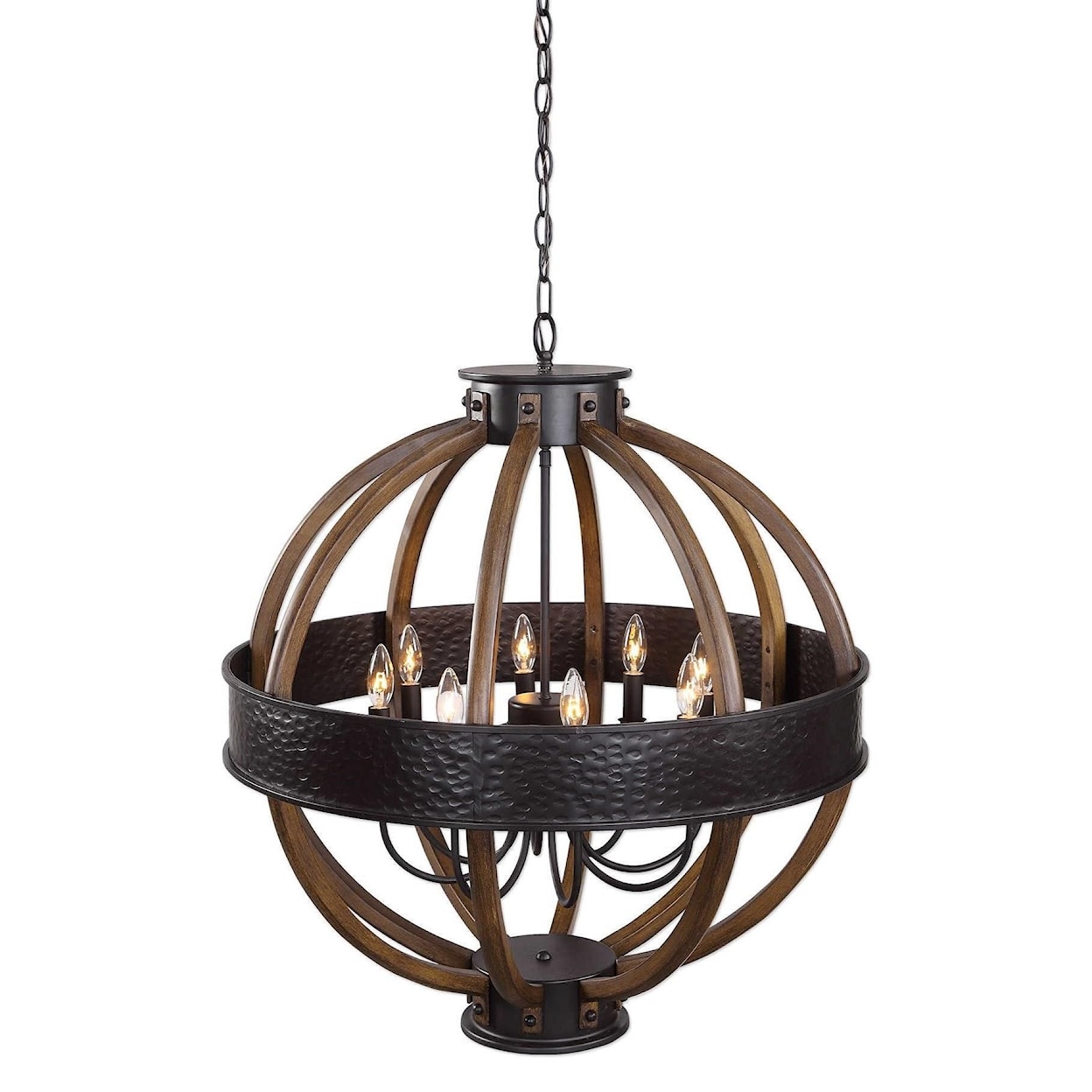 Uttermost Lighting Fixtures - Pendant Lights Bowdon 8 Light Orb Pendant