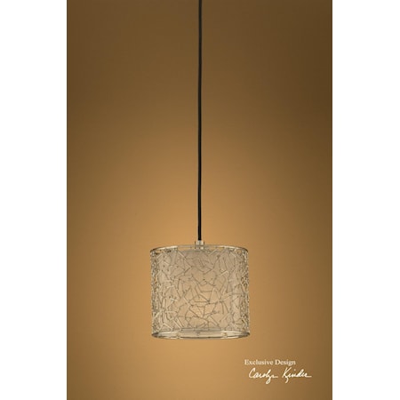 Brandon Silver 1 Light Mini Hanging Shade