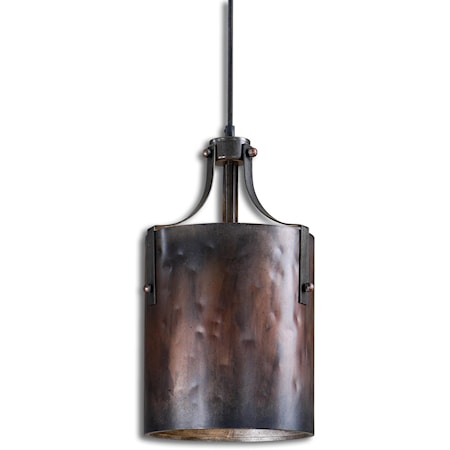 Akron 1 Light Copper Mini Pendant