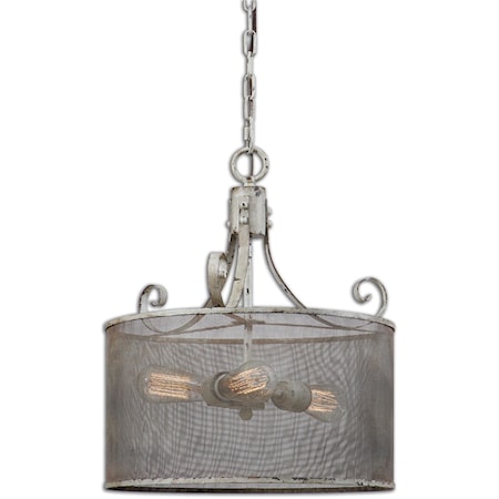 Pontoise 3 Light Drum Pendant