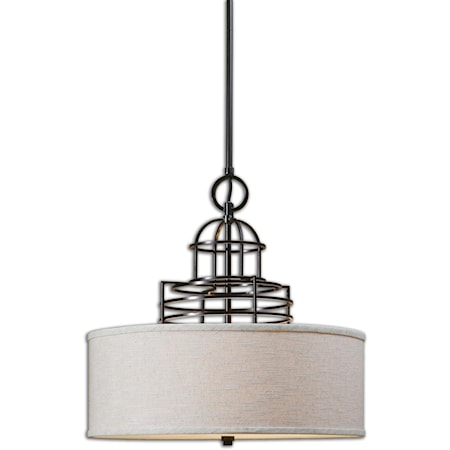 Uttermost Cupola 3 Light Drum Shade 