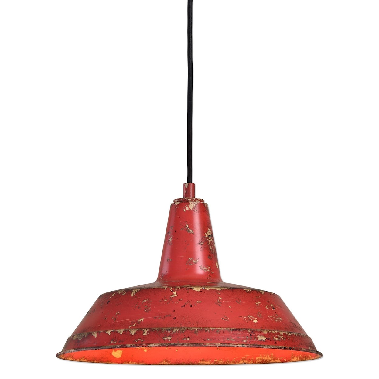 Uttermost Lighting Fixtures - Pendant Lights Pomodoro 1 Light Distressed Pendant