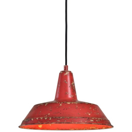 Pomodoro 1 Light Distressed Pendant
