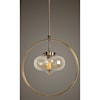 Uttermost Lighting Fixtures - Pendant Lights Namura 1 Light Brass Mini Pendant