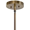 Uttermost Lighting Fixtures - Pendant Lights Namura 1 Light Brass Mini Pendant