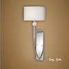 Uttermost Lighting Fixtures - Wall Sconces Uttermost Vanalen 1 Light Chrome Wall Sconce