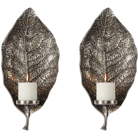 Set of 2 Zelkova Wall Sconces