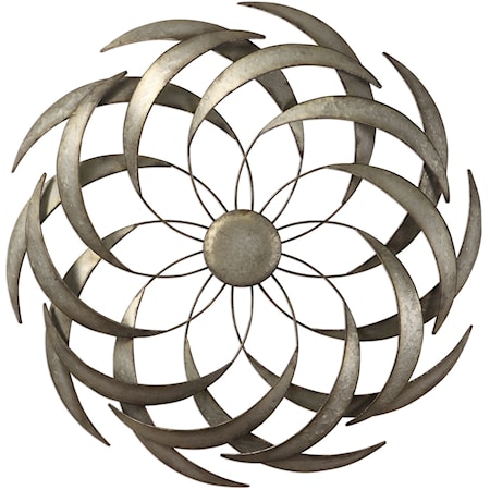 Barnes Spiraled Iron Wall Art