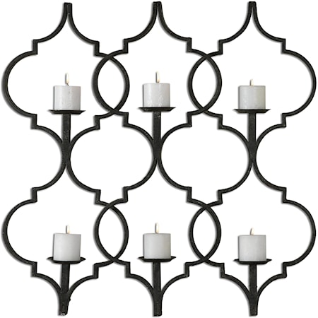 Zakaria Metal Candle Wall Sconce