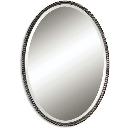 Sherise Bronze Oval Mirror