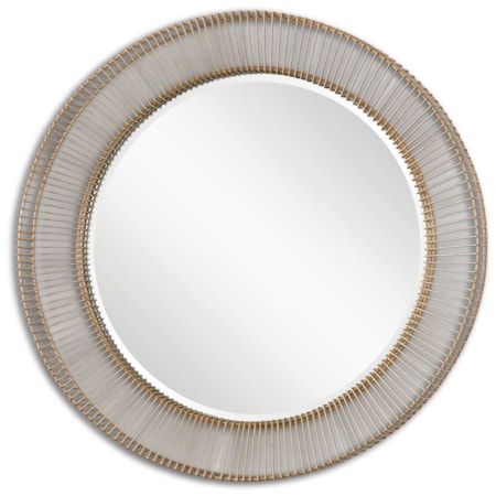 Bricius Round Metal Mirror
