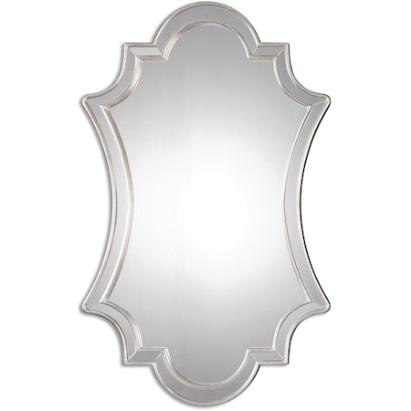 Elara Antiqued Silver Wall Mirror