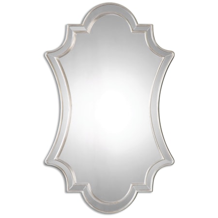 Elara Antiqued Silver Wall Mirror
