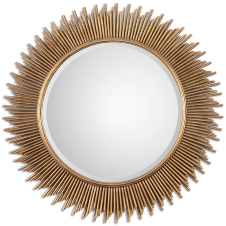 Marlo Round Gold Mirror