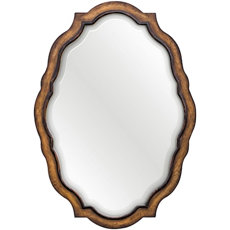 talicia Aged Wood Mirror