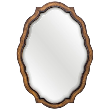 talicia Aged Wood Mirror
