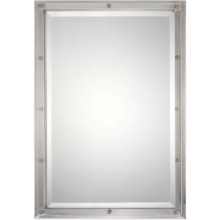 Manning Brushed Nickel Mirror