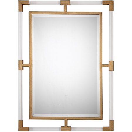  Balkan Modern Gold Wall Mirror