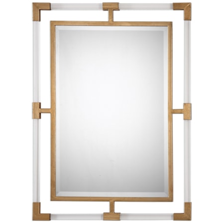 Balkan Modern Gold Wall Mirror