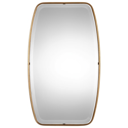 Canillo Antiqued Gold Mirror