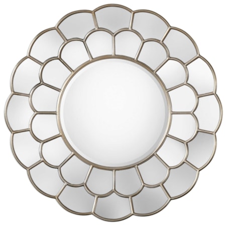 Dahlia Silver Mirror