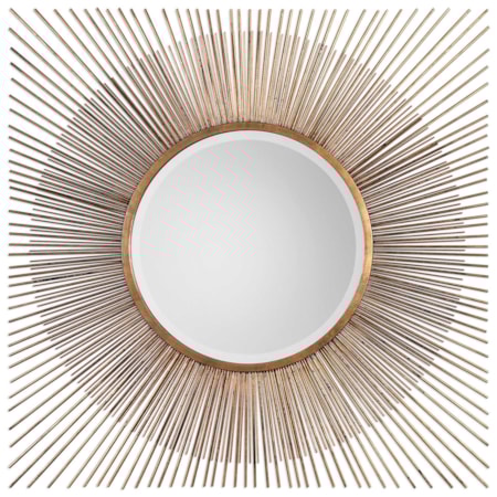Azie Square Starburst Mirror