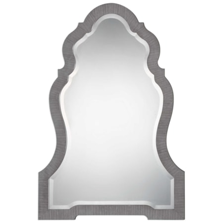 Carroll Aged Gray Arch Mirror