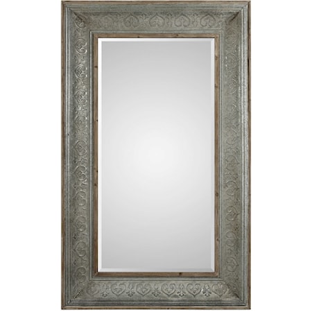 Bianca Aged Gray Mirror